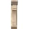 Ekena Millwork Merced Slat Rough Sawn Bracket w/ Offset Brace, Douglas Fir, 6"W x 16"D x 28"H BKT0604X16X28MRC06RDF - alternate 2